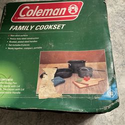 Coleman Family Cookset, a 6-piece camping cookware set