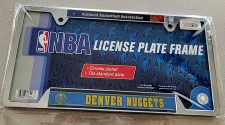 Denver Nuggets Chrome Plate New 