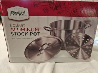 Parini 8 Quart Aluminum Stock Pot