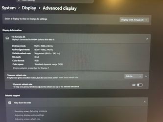 240hz gaming monitor