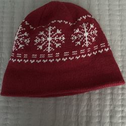 Red Snow Beanie