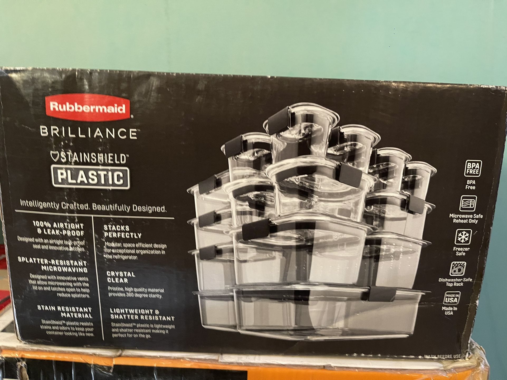 Rubbermaid Brilliance 36 Piece Food Storage