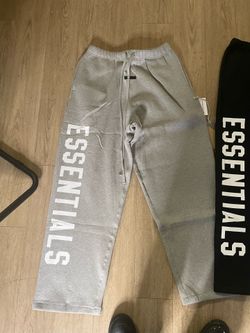 Oversized Essential Sweatpants Wide Leg Baggy check description