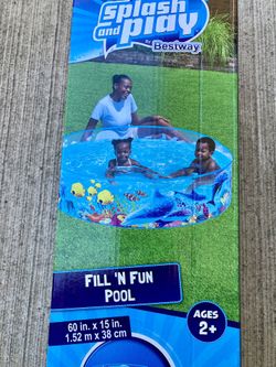 NEW Under The Sea Rigid Side Swimming Pool