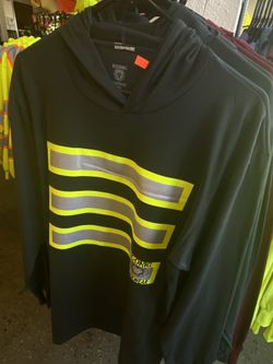 High Visibility Safety Long Sleeves with Hoodie