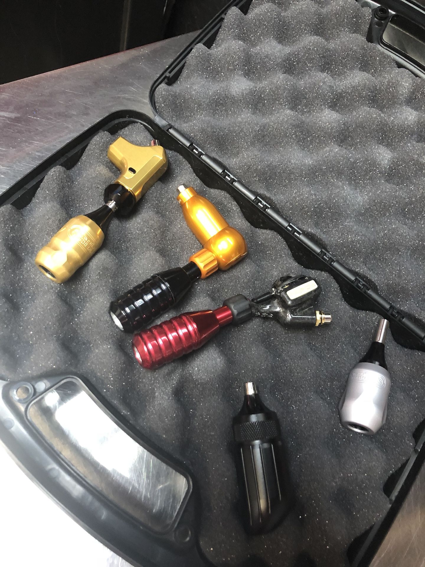 Inkjecta tattoo machine and axys fehu