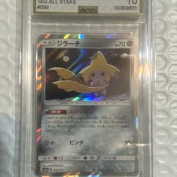 2019 AGS 10 Graded Jirachi Pokémon Card