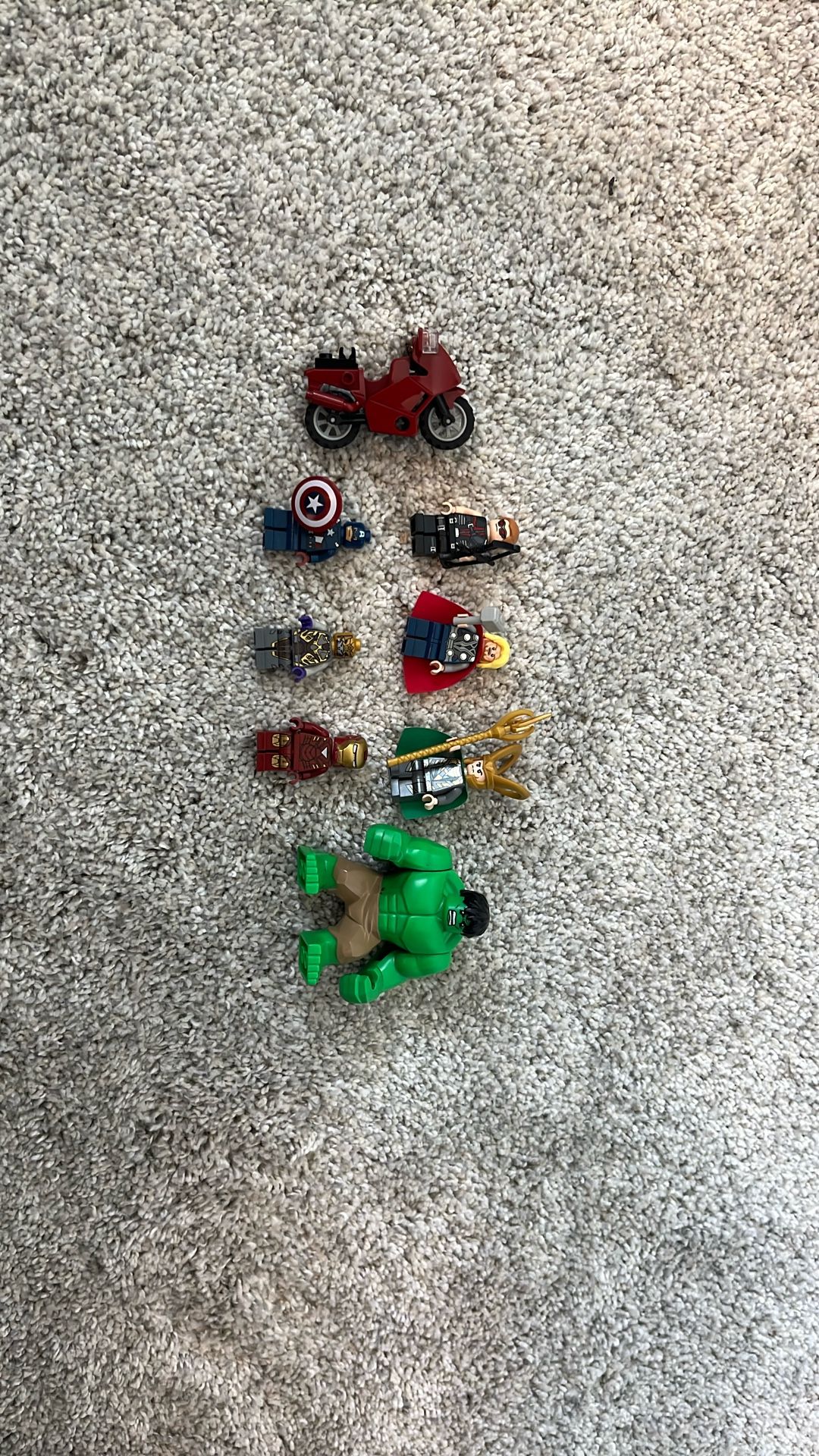 Lego Marvel minifigs