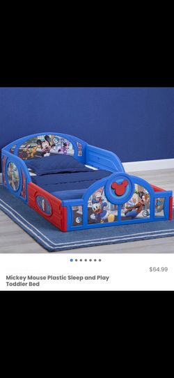 Bed/ Mickey Mouse Toddler Bed Frame/ Mickey Mouse/ Kids/ Toys/ Furniture/ New