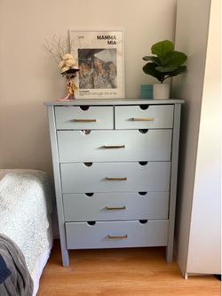 Light blue dresser