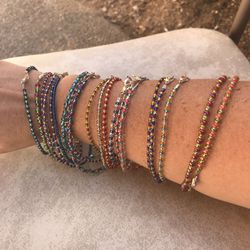 Handmade Anklets $12 for $20 or could use as a Bracelet but are big made for an Ankle size