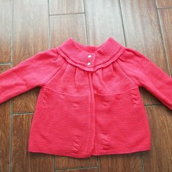 New Sweater Pink/red Girl Girl Sz 5
