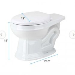 Toilet Bowl for High Tank Toilet (Brand New)