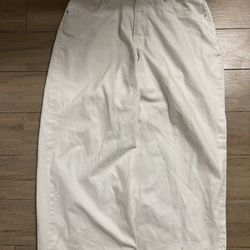 Baggy white selvage