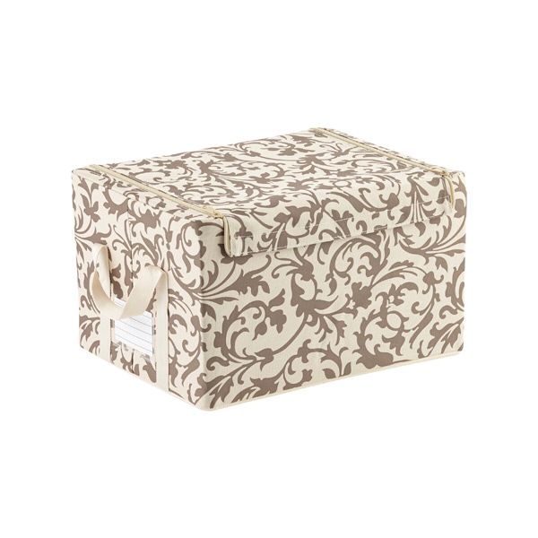 reisenthel Medium Fabric Storage Box Baroque Latte from container store