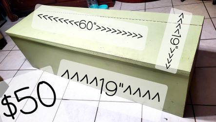 Storage wooden chest box