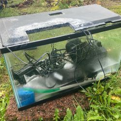 10 Gal Fish Tank W/ Accessories Price 20$. Pick Up.  E.  Side. Tacoma 