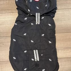 LuvGear Pet ColdAlert Jacket Gray Moose Waterproof Insulated Coat For Dogs