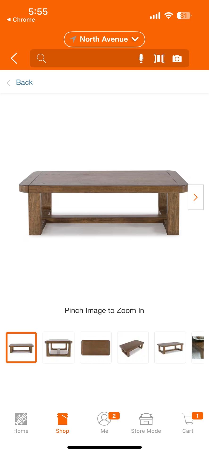Coffee Table Ashley Furniture