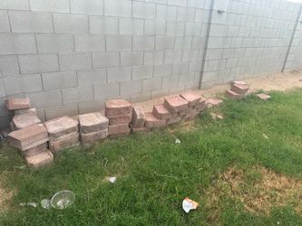 Red Concrete Retaining Wall Blocks
