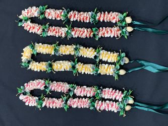 Custom Ribbon Lei For Birthday, Graduation , Retirement, Wedding, Anniversary And Etc