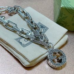 Gucci GG silver bracelet