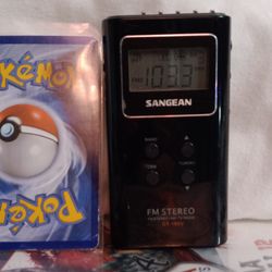 Sangean Portable Am /FM/Tv Pocket  Radio 