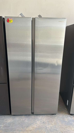 Samsung Side‑by‑Side Fridge – Stainless, No Dispenser
