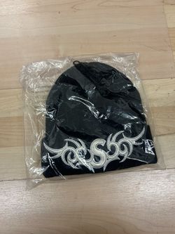Supreme New Era Tribal S Logo Beanie Black