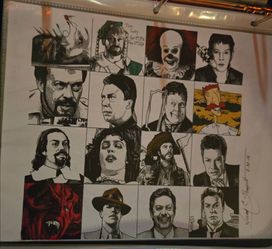 Hand Drawn Partial career of Tim Curry