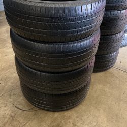 4 Used Tires 275/55/R20 Bridgestone . Free Mount And High Speed Balance Included 