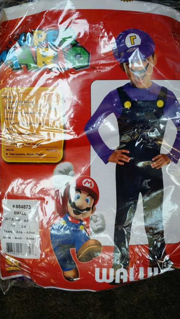 Super mario Waluigi Halloween costume