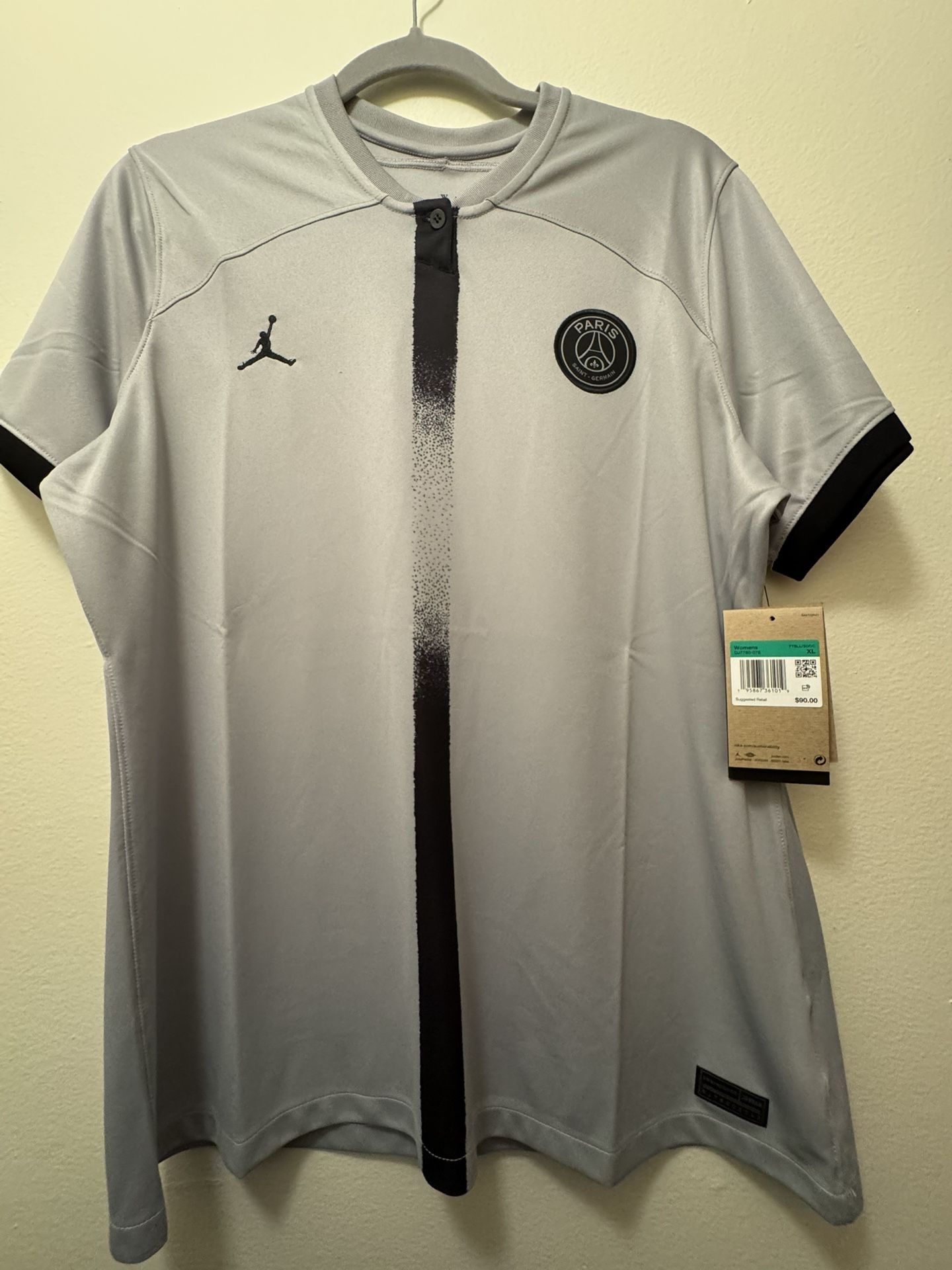 Nike Air Jordan PSG Women Soccer Jersey Size XL