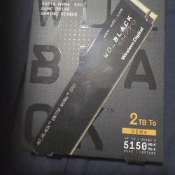 WD Black SN770 2TB Gen4 NVMe SSD Gaming Drive Brand New