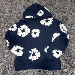DENIM TEARS HOODIE - NAVY BLUE