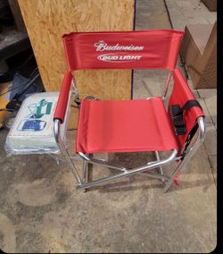 Budweiser/Budlight Folding Sports Chair