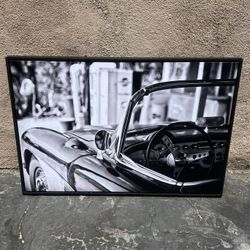 Vintage Chevy Convertible Wall Art