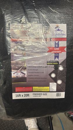 Sunrain Pro Tarps 16x20 ft Heavy Duty Shade Cloth