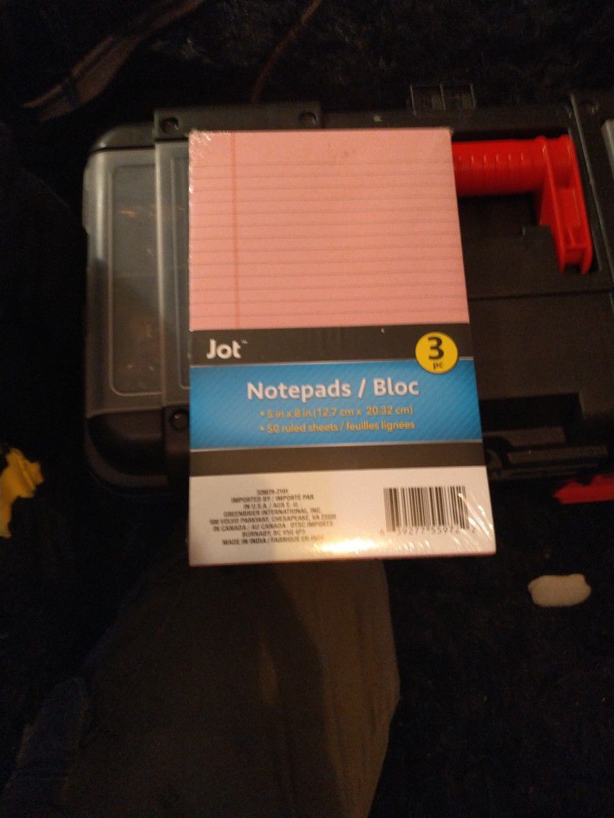 Colored notepads
