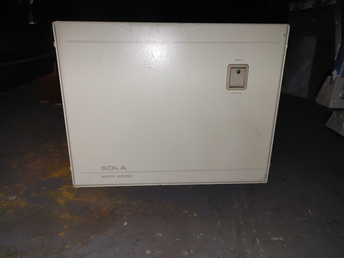 SOLA MCR2000 Mini/Micro Computer Regulator