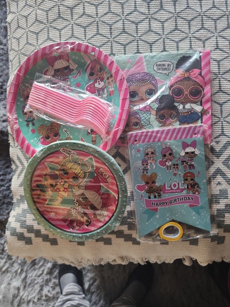 LOL Party Supplies Birthday Decorations