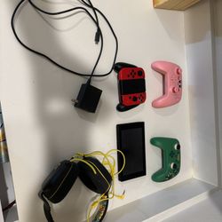 Nintendo switch and accessories 