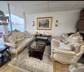 Formal living room sofa & loveseat