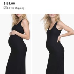 Black Maternity Dress Size Medium 