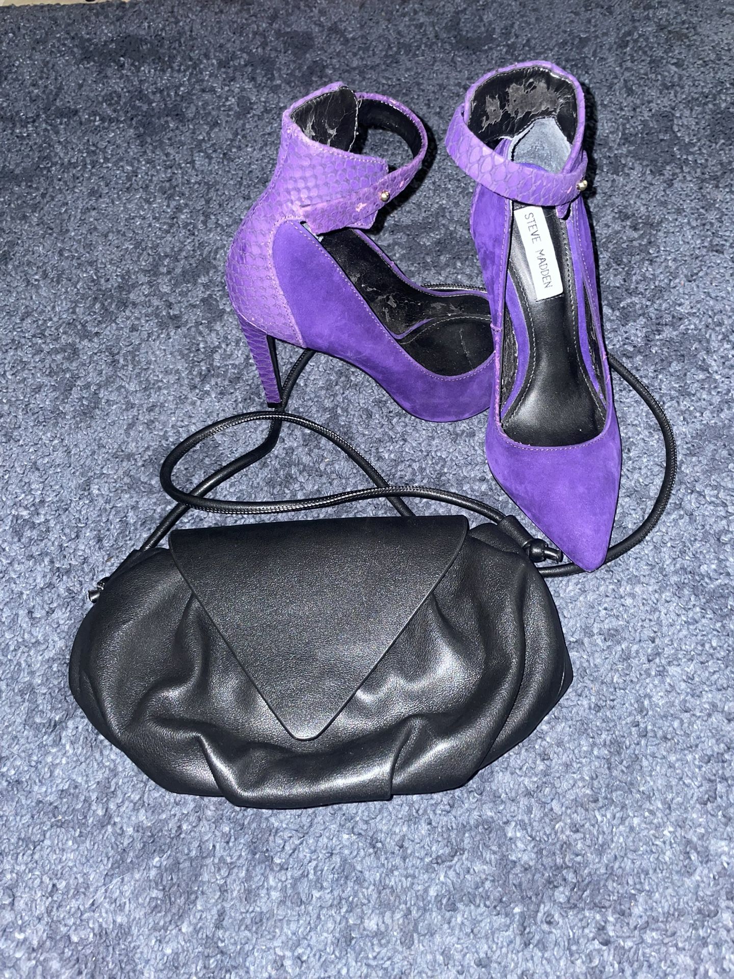 Steve Madden Stilettos &Mango Purse