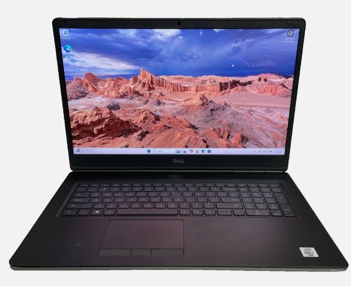 Fast! 17.3" Dell Precision WorkStation Intel Hexa Core 5.1 GHz 32 GB RAM 512 GB SSD Nvidia RTX 4000 8 GB DDR6 Graphics Windows 11 Professional