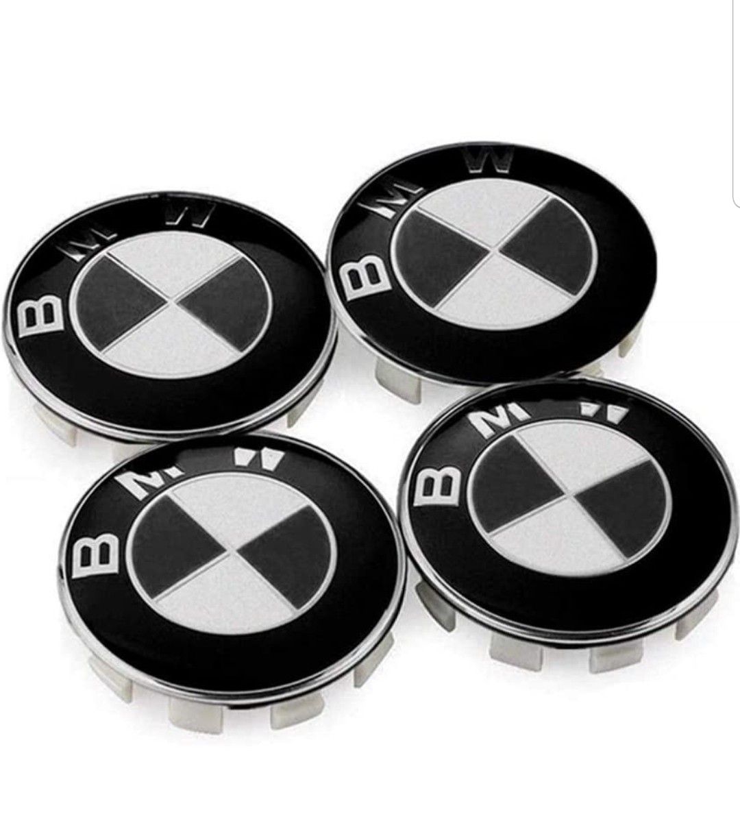 4PCS Genuine BMW Emblem Logo Badge Hub Wheel Rim Center Cap 68mm prt 36136783536