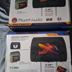 2 Planet Audio Headrest Monitor w/built In DVD Player.  Brand New