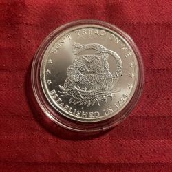 1 Oz Silver Don’t Tread On Me Round 