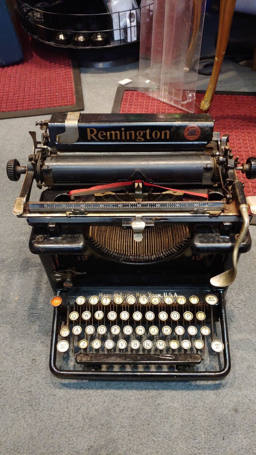 Remington 12 Manual Typewriter 1909 issue Fully Functional